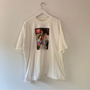 Vintage 2001 Elvis TV Graphic T-shirt